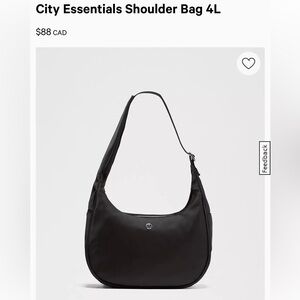 Lululemon City Essentials Shoulder Bag